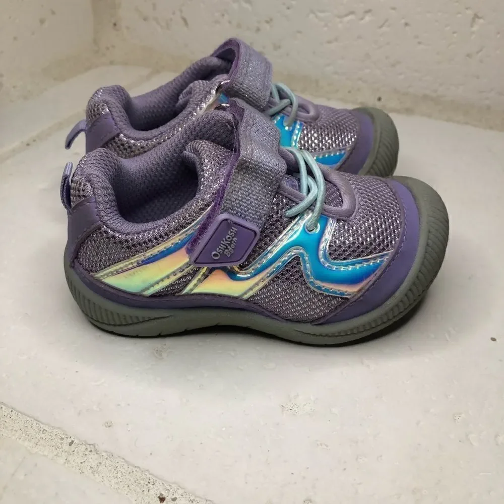 OshKosh B'Gosh Elate Bump Toe purple size 5